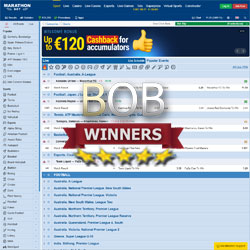 Marathonbet  Free Bet 2025